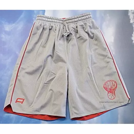 And 1 Short Reversible Balisto Jr (rojo/gris)