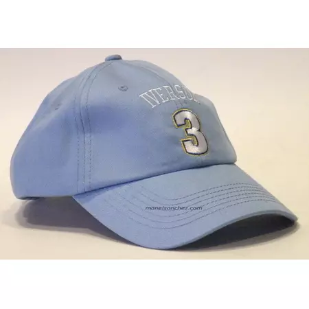 Gorra Iverson 3 Denver Nuggets (celeste)