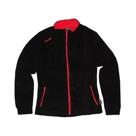 Izas Polar Mujer Fleece Wheeler (Negro/Rojo)
