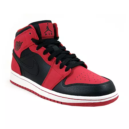 Air Jordan 1 Mid "Chicago Bulls" (005/negro/rojo/blanco)