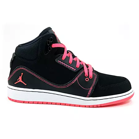 Jordan 1 Flight 2 (GS) (023/negro/naranja)