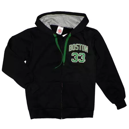 Chaqueta Full-Zip Básica Capucha Boston Nº 33 (negro)