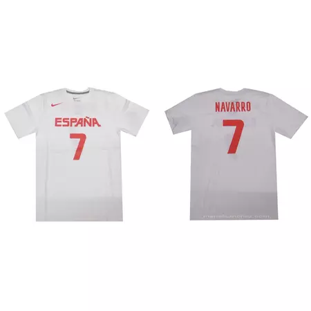 Camiseta Cubre Navarro #7# España (101/blanco/rojo)