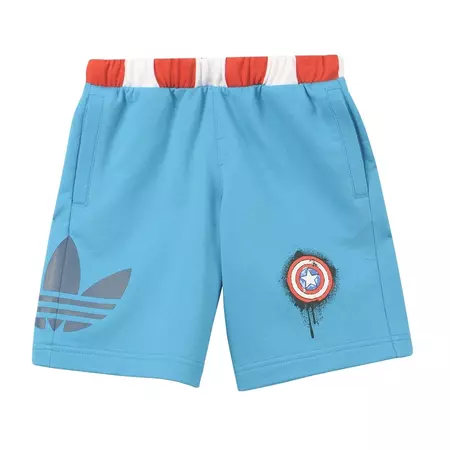 Adidas Original Capitan America Short Niño (azul/rojo/blanco)