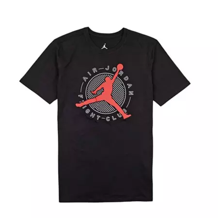 Jordan Flight Club Tee (010/black/gym red)