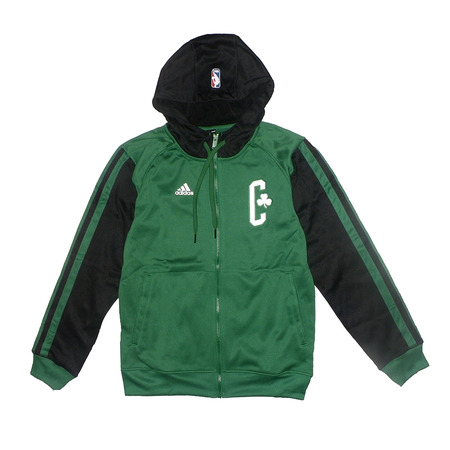 Adidas Sudadera Capucha Full-Zip Boston celtics (verde/negro)