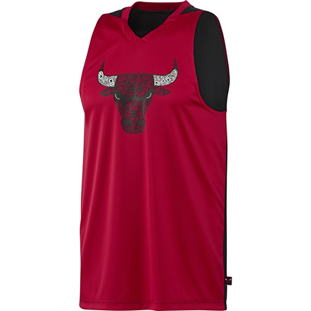 Adidas Camiseta Niño NBA Entreno Bulls Smer R (rojo/negro)