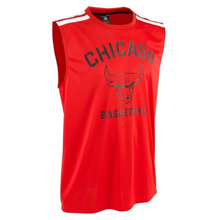 Adidas Camiseta S/M Winter Chicago Bulls (rojo)