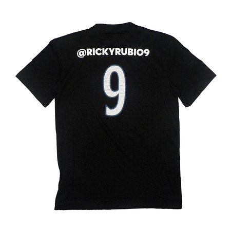Adidas Camiseta Ricky Nº 9 GFX Twitter (negro/blanco)