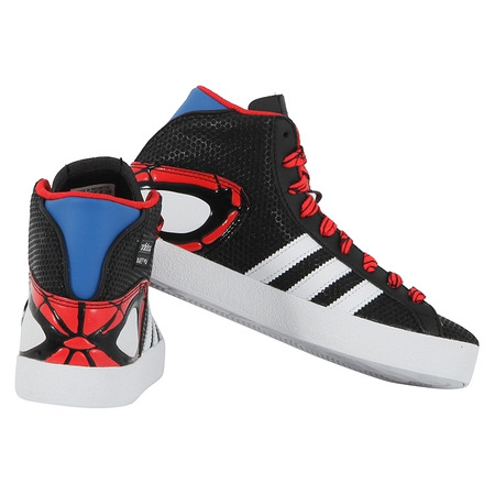 Adidas Basketprofi Spider Kids (negro/blanco/rojo)