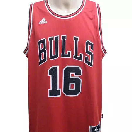 Adidas Camiseta Swingman Pau Gasol Bulls (rojo/negro)