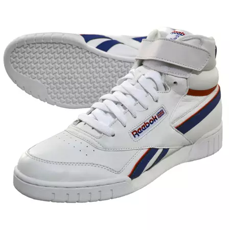 Reebok EX-O-Fit Plus Hi (blanco/azul/rojo)