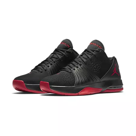 Jordan 5 AM "Bred" (black/gym red/black)