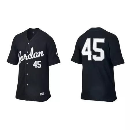 Jordan Beisbolera  #45 (010/negro/blanco)
