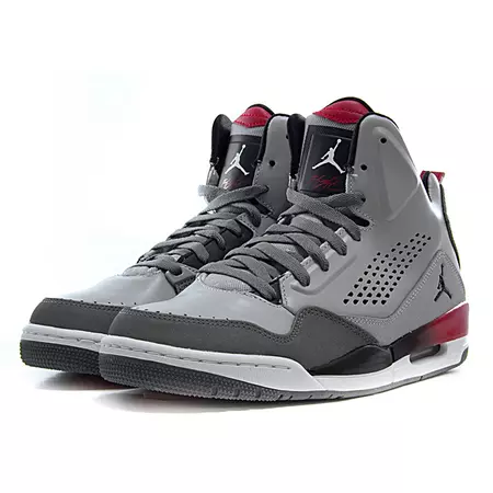 Jordan SC-3 "WolfGrey Red" (002/gris/negro/rojo/blanco)