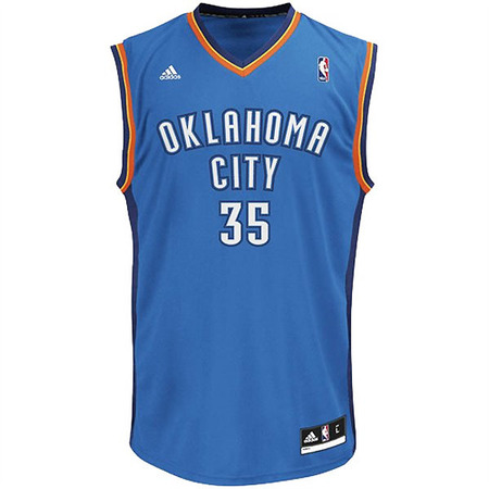 Adidas Camiseta Réplica Kevin Durant Oklahoma Thunder (azul)