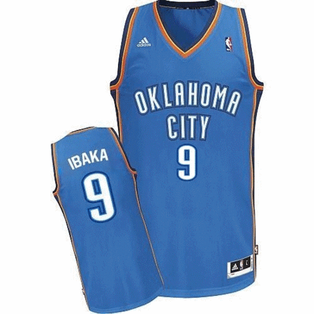 Camiseta NBA Swingman Serge Ibaka Oklahoma (azul)