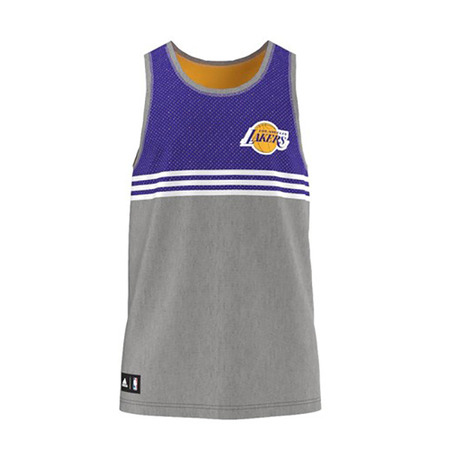 Adidas NBA Camiseta Niño L.A Lakers Winter Hoops (purpura/gris)