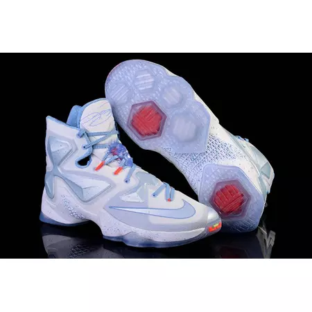 Lebron XIII "XMAS" (144/summit white/light blue/blue tint)