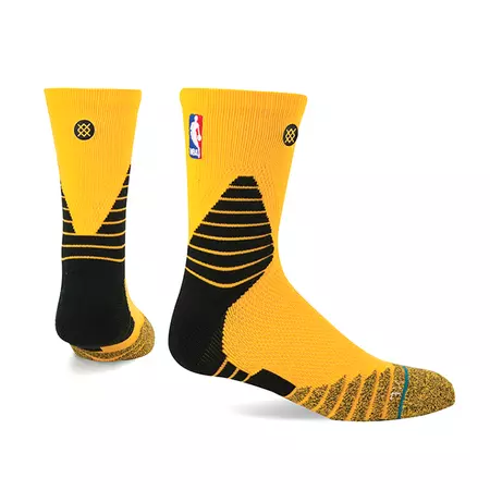 Calcetines Stance NBA Solid Qtr (amarillo/negro)