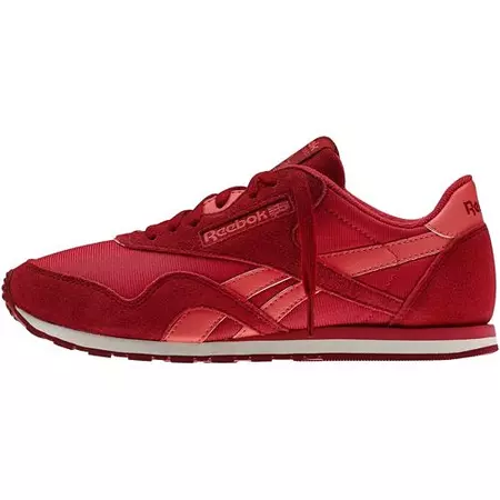 Reebok Classic Leather Nylon Slim Colors (magenta/rojo/blanco)