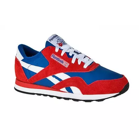 Reebok Classic Leather Nylon (rojo/azul/blanco)