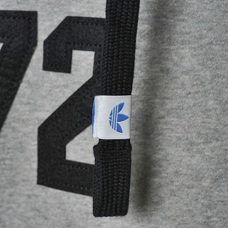 Adidas Originals Sudadera Super Fleece Logo (gris/negro)