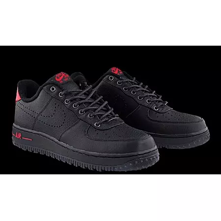 Nike Air Force 1 Lebron Premium Low QS Ed (100/negro/rojo)
