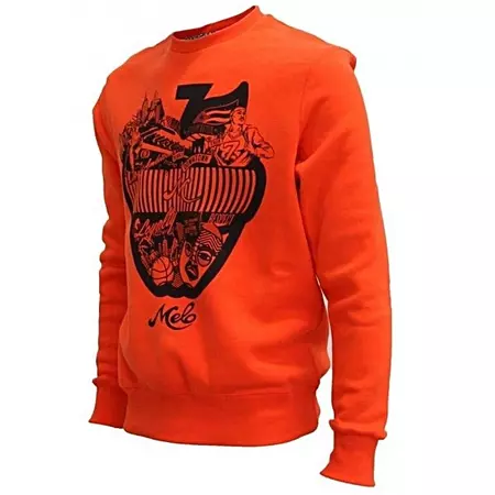 Jordan Melo Apple Fleece Crew (828/naranja/negro)