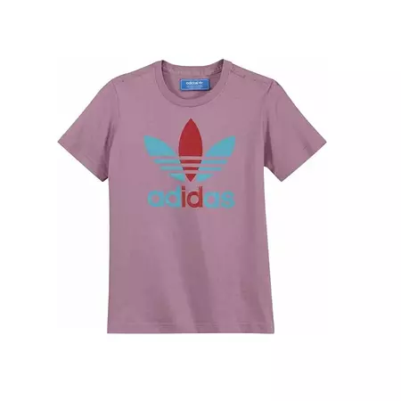 Adidas Camiseta J AC Trefoil Logo (Rosa)
