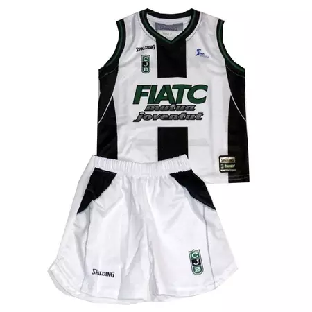 Pack Niño Joventut Badalona ACB 2ª Equipación 2015/16 (blanco/negro/verde)