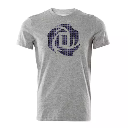 Adidas Camiseta D-Rose Logo (gris/azul)