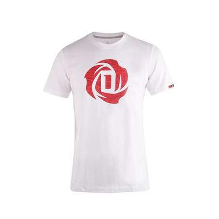 Adidas Camiseta D-Rose Logo (blanco)