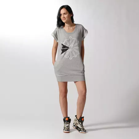 Reebok Classic Vestido Mujer Felpa (gris)