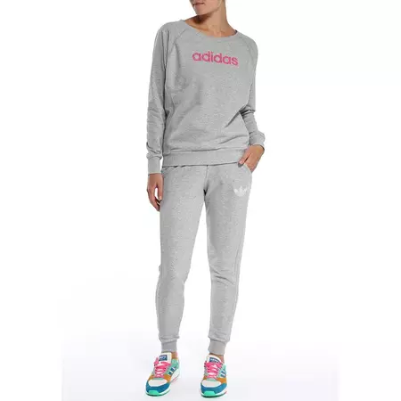 Adidas Originals Pantalón Mujer Slim Track Pant (gris)