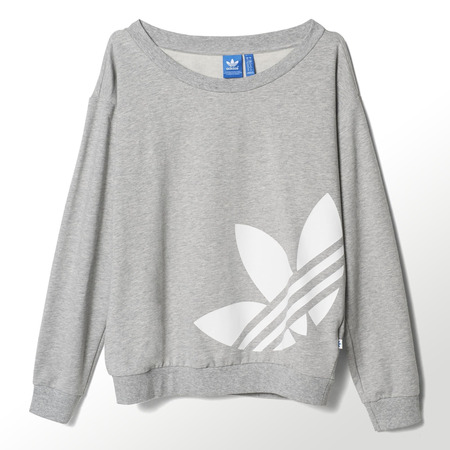 Adidas Originals Light Logo Sweater Mujer (gris/blanco)