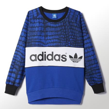 Adidas Originals Mujer Sweater New York City (azul/blanco/negro)
