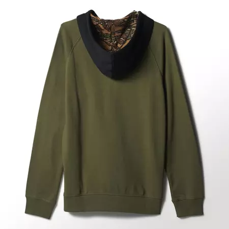 Adidas Originals City Camo Trefoil 1/2 Zip (verde oliva cargo)