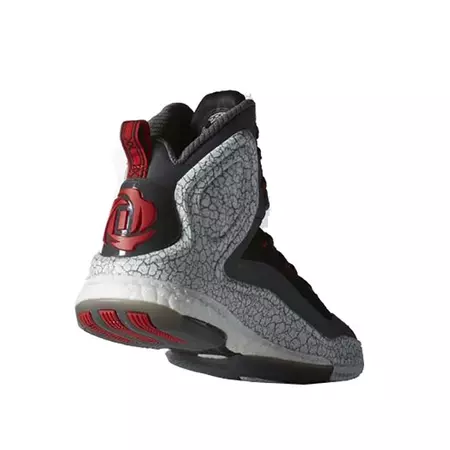 D.Rose 5 Boost Niño "Granite"  (granito/gris/blanco/rojo)