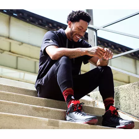 Adidas D Rose 6 Boots "Night" (black/red/white)