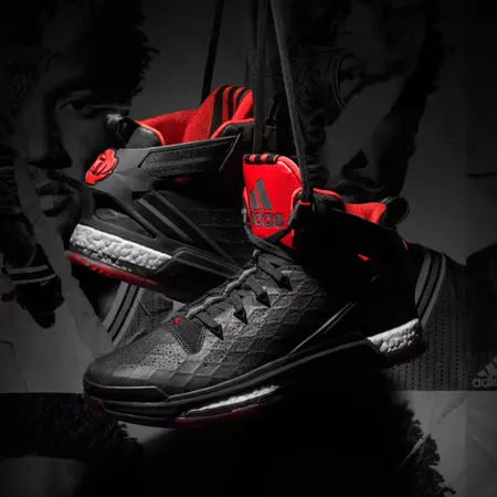 Adidas D Rose 6 Boots "Night" (black/red/white)