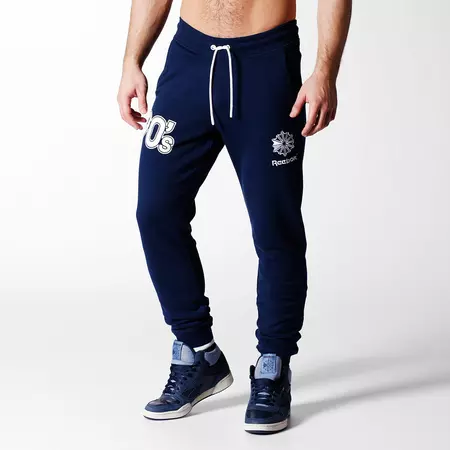 Reebok Classic Pantalón Hombre Fit 90´s Cuffed (marino)