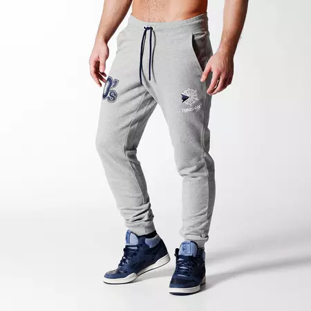 Reebok Classic Pantalón Hombre Fit 90´s Cuffed (gris)