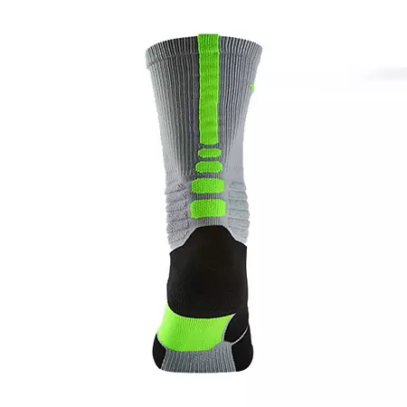 Calcetines Nike Hyper Elite Basket Crew (033/gris/verde)