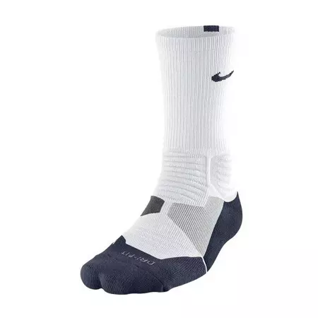 Calcetines Nike Hyper Elite Basket Crew (144/blanco/navy/gris)