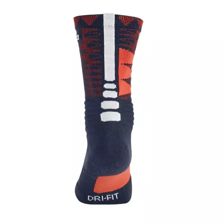 Calcetines LeBron Hyper Elite Crew (410/marino/naranja/blanco)
