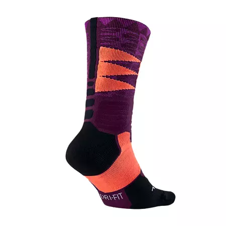 Calcetines Lebron Hyperelite Basket (563/mulberry/black)