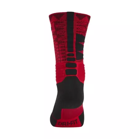 Calcetines LeBron Hyper Elite Crew (657/rojo/negro)