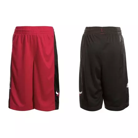 Adidas Short Niño Chicago Bulls (rojo/negro)