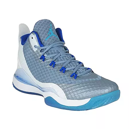 Jordan Super Fly 3 PO "Griffin Gauzy Grey"(115/White/Turquoise-Blue)